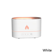 Load image into Gallery viewer, Aroma Diffuser Air Humidifier with Flame Lamp USB Chargeable Essential Oil Diffusers LED Free Filter Cool Mist Maker Ultrasonic Fragrance Aromatherapy Humidifiers For Home
