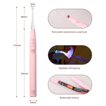 Load image into Gallery viewer, 1 Set Baby Ear Cleaner Ear Wax Removal Tool Luminous Earpick Ear Cleaning Earwax Remover Ear Curette Light Ear Spoon Tweezers
