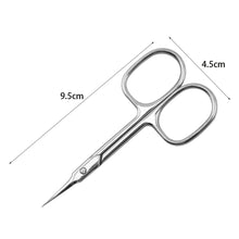 Load image into Gallery viewer, Dead Skin Cuticle Scissors Nail Manicure Scissors Cuticle Clippers Trimmer Dead Skin Remover Stainless Steel Cutters Tools
