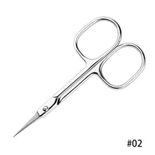 Load image into Gallery viewer, Dead Skin Cuticle Scissors Nail Manicure Scissors Cuticle Clippers Trimmer Dead Skin Remover Stainless Steel Cutters Tools
