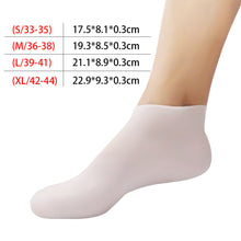 Load image into Gallery viewer, 2pcs Silicone Foot Care Socks Anti Cracking Moisturizing Gel Socks Cracked Dead Skin Remove Protector Pain Relief Pedicure Tools
