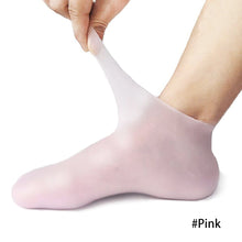 Load image into Gallery viewer, 2pcs Silicone Foot Care Socks Anti Cracking Moisturizing Gel Socks Cracked Dead Skin Remove Protector Pain Relief Pedicure Tools
