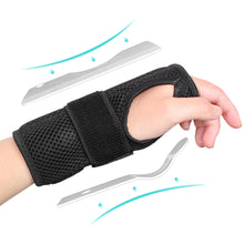 Load image into Gallery viewer, Breathable Wrist Support Professional Splint Wrist Brace Protector Band Arthritis Carpal Tunnel Hand Sprain Tendinitis Wristband

