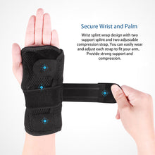 Load image into Gallery viewer, Breathable Wrist Support Professional Splint Wrist Brace Protector Band Arthritis Carpal Tunnel Hand Sprain Tendinitis Wristband
