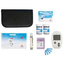 Load image into Gallery viewer, Blood Sugar Test Kit Diabetes Blood Glucose Meter Monitor Kit with 50 Test Strips and 50 Lancets Sugar Machine Blood Glucose Meter
