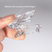 Load image into Gallery viewer, 5pcs Transparent Nail Art Clips Fixed Extension Fingernail Building Tips Plastic Clamps Manicure Tools Artt Nail Crystal Clip
