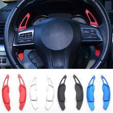 Load image into Gallery viewer, 2Pcs Aluminium Alloy Shift Paddle Steering Wheel Shifter Paddles Extension for Subaru XV 12-19 Legacy Forester 15-19 GT86 12-16 Outback Impreza WRX STI Levorg
