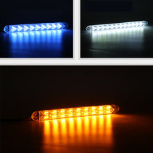 Load image into Gallery viewer, 2Pcs 25cm 9LED Car Daytime Front Running Light DRL Dynamic Turn Signal Bumper Waterproof Driving Lamp Daylights
