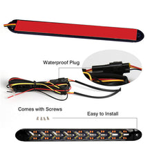 Load image into Gallery viewer, 2Pcs 25cm 9LED Car Daytime Front Running Light DRL Dynamic Turn Signal Bumper Waterproof Driving Lamp Daylights
