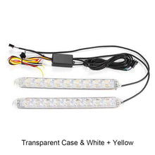 Load image into Gallery viewer, 2Pcs 25cm 9LED Car Daytime Front Running Light DRL Dynamic Turn Signal Bumper Waterproof Driving Lamp Daylights
