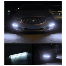 Load image into Gallery viewer, 2Pcs 32cm 12LED Car Daytime Front Running Light DRL Dynamic Turn Signal Bumper Waterproof Driving Lamp Daylights

