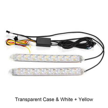 Load image into Gallery viewer, 2Pcs 32cm 12LED Car Daytime Front Running Light DRL Dynamic Turn Signal Bumper Waterproof Driving Lamp Daylights
