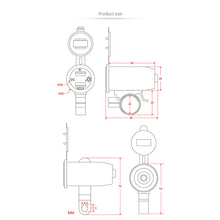 Load image into Gallery viewer, Motorcycle Dual QC 3.0 USB Charger Waterproof Fast Power Adapter Charge Voltmeter with Switch Motorcross
