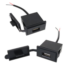 Load image into Gallery viewer, USB Car RV Charger Socket For Motorcycle Auto Truck ATV Boat Bus Waterproof Power Adapter Outlet 2.4A 12V
