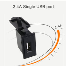 Load image into Gallery viewer, USB Car RV Charger Socket For Motorcycle Auto Truck ATV Boat Bus Waterproof Power Adapter Outlet 2.4A 12V
