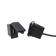 Load image into Gallery viewer, USB Car RV Charger Socket For Motorcycle Auto Truck ATV Boat Bus Waterproof Power Adapter Outlet 2.4A 12V
