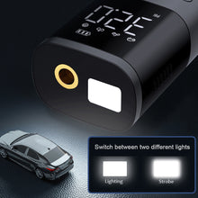 Load image into Gallery viewer, Car Air Compressor Inflatable Pump With LED Lamp Wireless For Motorcycle Bicycle Car Tyre Inflator Electric Air Pump
