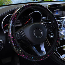 Load image into Gallery viewer, Universal 37-38cm Car Steering Wheel Cover Steering Wheel Protector Case Colorful Stars for Women Girls Auto Styling Accessories
