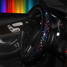 Load image into Gallery viewer, Universal 37-38cm Car Steering Wheel Cover Steering Wheel Protector Case Colorful Stars for Women Girls Auto Styling Accessories
