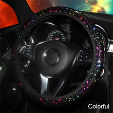 Load image into Gallery viewer, Universal 37-38cm Car Steering Wheel Cover Steering Wheel Protector Case Colorful Stars for Women Girls Auto Styling Accessories
