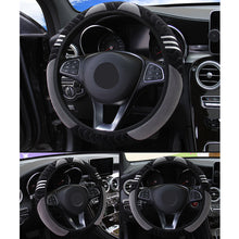 Load image into Gallery viewer, 37-38cm Car Steering Wheel Cover Plush Little Monster Elastic Warm Anti-slip Steering Wheel Cover Accessories for Women
