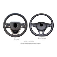 Load image into Gallery viewer, 37-38cm Car Steering Wheel Cover Plush Little Monster Elastic Warm Anti-slip Steering Wheel Cover Accessories for Women
