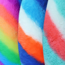 Load image into Gallery viewer, Universal 37-38cm Colorful Plush Elastic Car Steering Wheel Cover Winter Warmer Steering Wheel Cover Accessories

