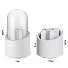 Load image into Gallery viewer, Multifunction 360° Rotating Makeup Bucket Portable Brush Storage Box Pen Holder Dust-proof Cosmetic Storage Box Polish Nail Brush Box Desktop Organizer
