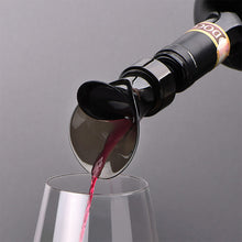 Load image into Gallery viewer, 2 In 1 Red Wine Stopper Wine Decanter Flower Shape Sealed Bottle Cap Stopper Leak-proof Retain Freshness Wine Aerator Portable Filter Wine Stopper
