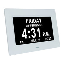 Load image into Gallery viewer, 7 Inch Digital Electronic Clock DDC-7010 Photo Frame Intelligent Electronic Alarm Clock Calendar Elderly Medicine Reminder Automatically Adjust Brightness
