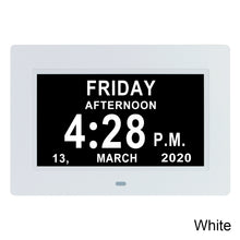 Load image into Gallery viewer, 7 Inch Digital Electronic Clock DDC-7010 Photo Frame Intelligent Electronic Alarm Clock Calendar Elderly Medicine Reminder Automatically Adjust Brightness
