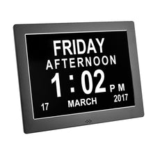Load image into Gallery viewer, 8 Inch Digital Electronic Clock DDC-8002J Photo Frame Intelligent Electronic Alarm Clock Calendar Elderly Medicine Reminder Automatically Adjust Brightness
