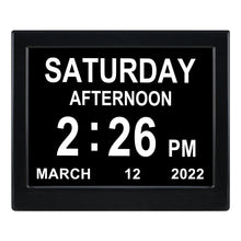 Load image into Gallery viewer, 8 Inch Digital Electronic Clock DDC-8008 Photo Frame Intelligent Electronic Alarm Clock Calendar Elderly Medicine Reminder Automatically Adjust Brightness
