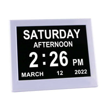 Load image into Gallery viewer, 8 Inch Digital Electronic Clock DDC-8008 Photo Frame Intelligent Electronic Alarm Clock Calendar Elderly Medicine Reminder Automatically Adjust Brightness
