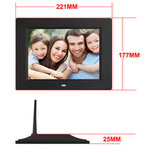 Load image into Gallery viewer, 8 Inch Digital Electronic Clock DDC-8010 Photo Frame Intelligent Electronic Alarm Clock Calendar Elderly Medicine Reminder Automatically Adjust Brightness
