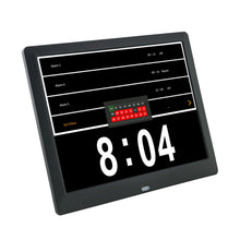 Load image into Gallery viewer, 8.7 Inch Digital Electronic Clock DDC-8006 Photo Frame Intelligent Electronic Alarm Clock Calendar Elderly Medicine Reminder Automatically Adjust Brightness
