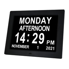 Load image into Gallery viewer, 8.7 Inch Digital Electronic Clock DDC-8007 Photo Frame Intelligent Electronic Alarm Clock Calendar Elderly Medicine Reminder Automatically Adjust Brightness
