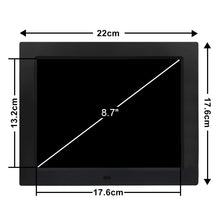 Load image into Gallery viewer, 8.7 Inch Digital Electronic Clock DDC-8007 Photo Frame Intelligent Electronic Alarm Clock Calendar Elderly Medicine Reminder Automatically Adjust Brightness
