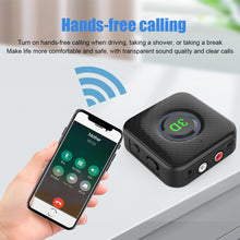 Load image into Gallery viewer, 2-in-1 Bluetooth Adapter Transmitter Receiver Bluetooth AUX 3D Stereo Wireless 3.5mm Adapter Dongle for TV PC Car Audio Speaker
