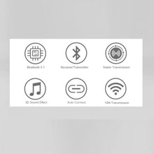 Load image into Gallery viewer, 2-in-1 Bluetooth Adapter Transmitter Receiver Bluetooth AUX 3D Stereo Wireless 3.5mm Adapter Dongle for TV PC Car Audio Speaker
