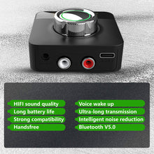 Load image into Gallery viewer, Bluetooth 5.0 Audio Receiver LDAC AAC 3D Wireless Adapter Dongle 3.5mm Jack Aux RCA Handsfree For Car kit Speaker BT transmitter
