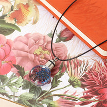 Load image into Gallery viewer, Car Interior Rear Mirror Pendant Luminous Dried Flower Butterfly Glass Ball Car Craft Decoration Pendant Car Decor Accessories
