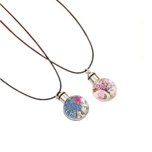 Load image into Gallery viewer, Car Interior Rear Mirror Pendant Luminous Dried Flower Butterfly Glass Ball Car Craft Decoration Pendant Car Decor Accessories
