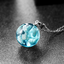Load image into Gallery viewer, Car Interior Rearview Mirror Pendant Transparent Luminous Spherical Resin Healing System Decoration Ornament Accessories
