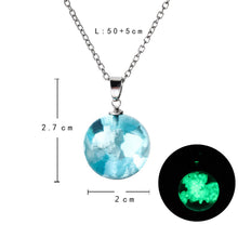 Load image into Gallery viewer, Car Interior Rearview Mirror Pendant Transparent Luminous Spherical Resin Healing System Decoration Ornament Accessories
