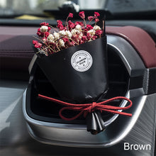 Load image into Gallery viewer, Car Perfume Air Vent Clip Mini Dried Flowers Bouquet Bouquet Eternal Flower Car Accessories Interior Ornament

