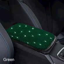 Load image into Gallery viewer, Car Armrest Cover Rhinestone Bling Auto Center Console Protective Cushion Pad For Car Interior Accessories Women Girl
