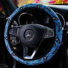 Load image into Gallery viewer, 37-38cm Floral Print Bohemia Style Car-styling Steering Wheel Cover Car Interior Accessories
