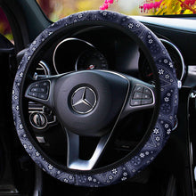 Load image into Gallery viewer, 37-38cm Floral Print Bohemia Style Car-styling Steering Wheel Cover Car Interior Accessories
