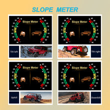 Load image into Gallery viewer, Car OBD2 Smart HUD Head Up Display With Ambient Light Slope Meter Air/Oil Temp Smart Gauge GPS Speed Driving Distance
